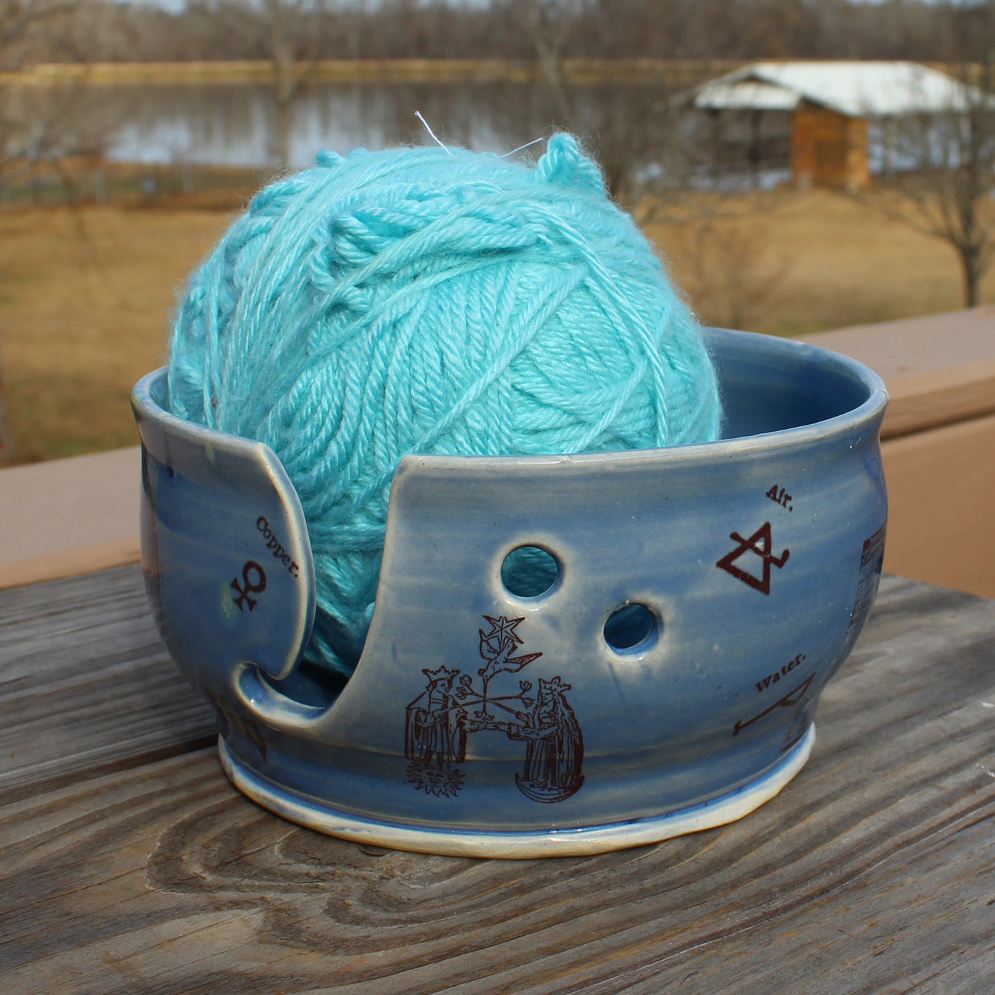 Alchemy Ceramic Yarn Bowl