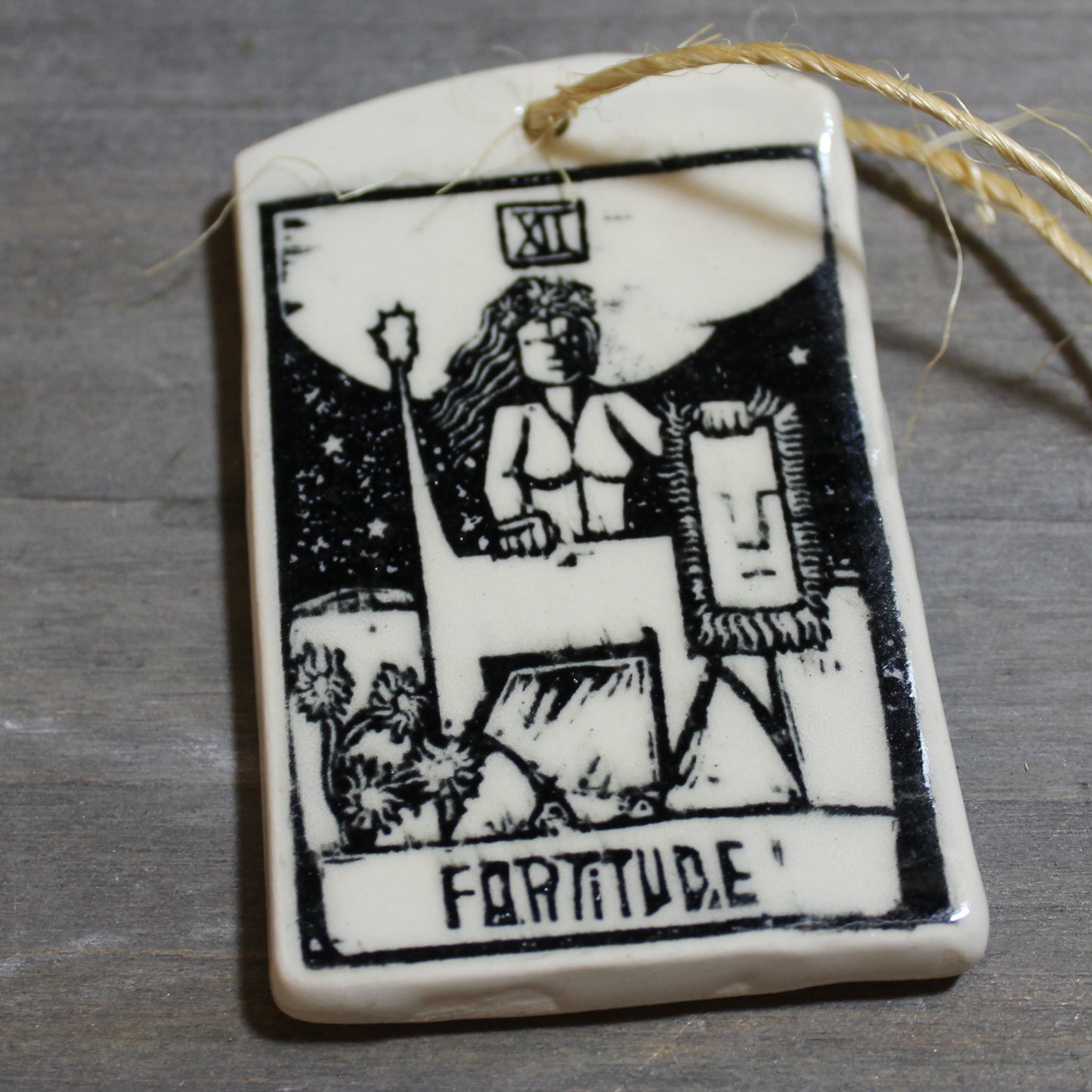 Tarot Card Ornament - Fortitude