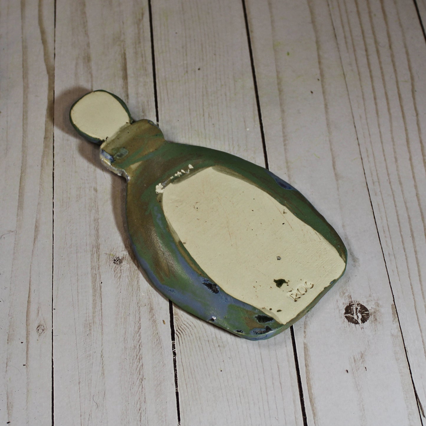 Apothecary Bottle Spoon Rest - Blind Mice Label