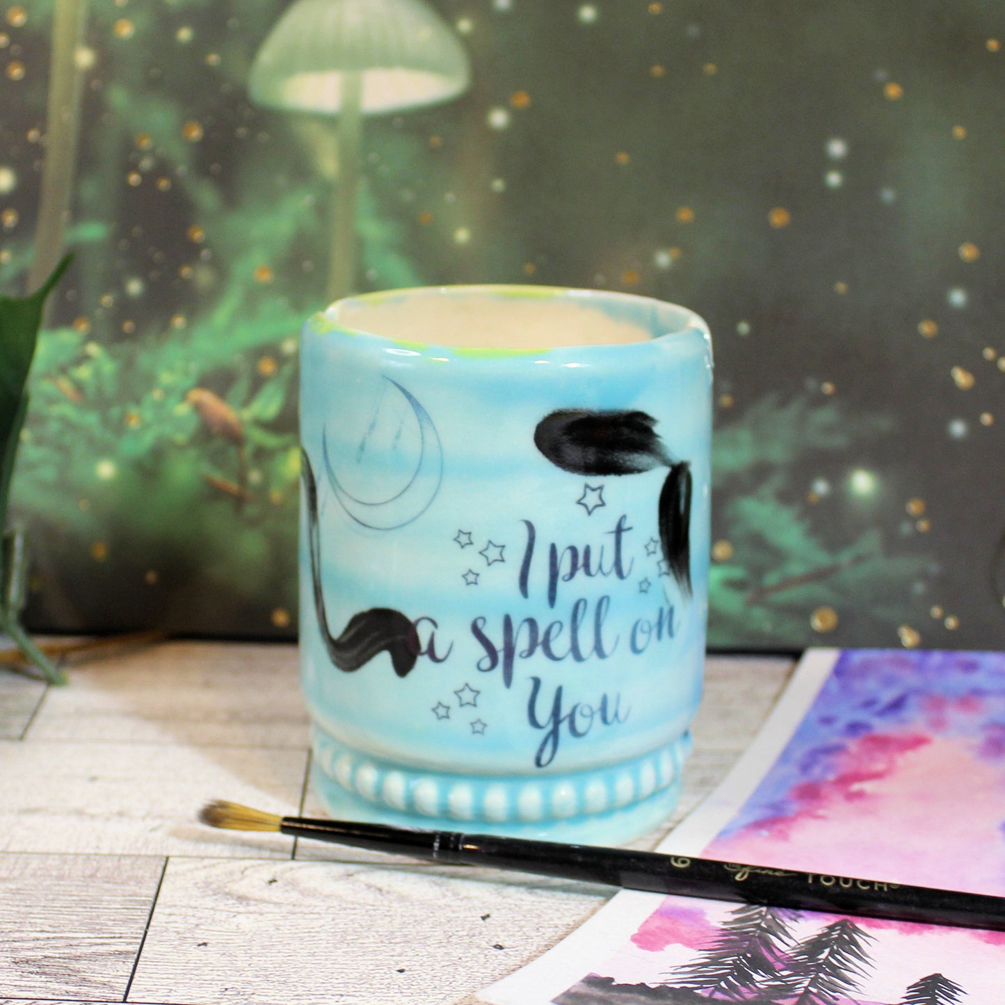 Paint Water Cup "I Put a Spell on You"