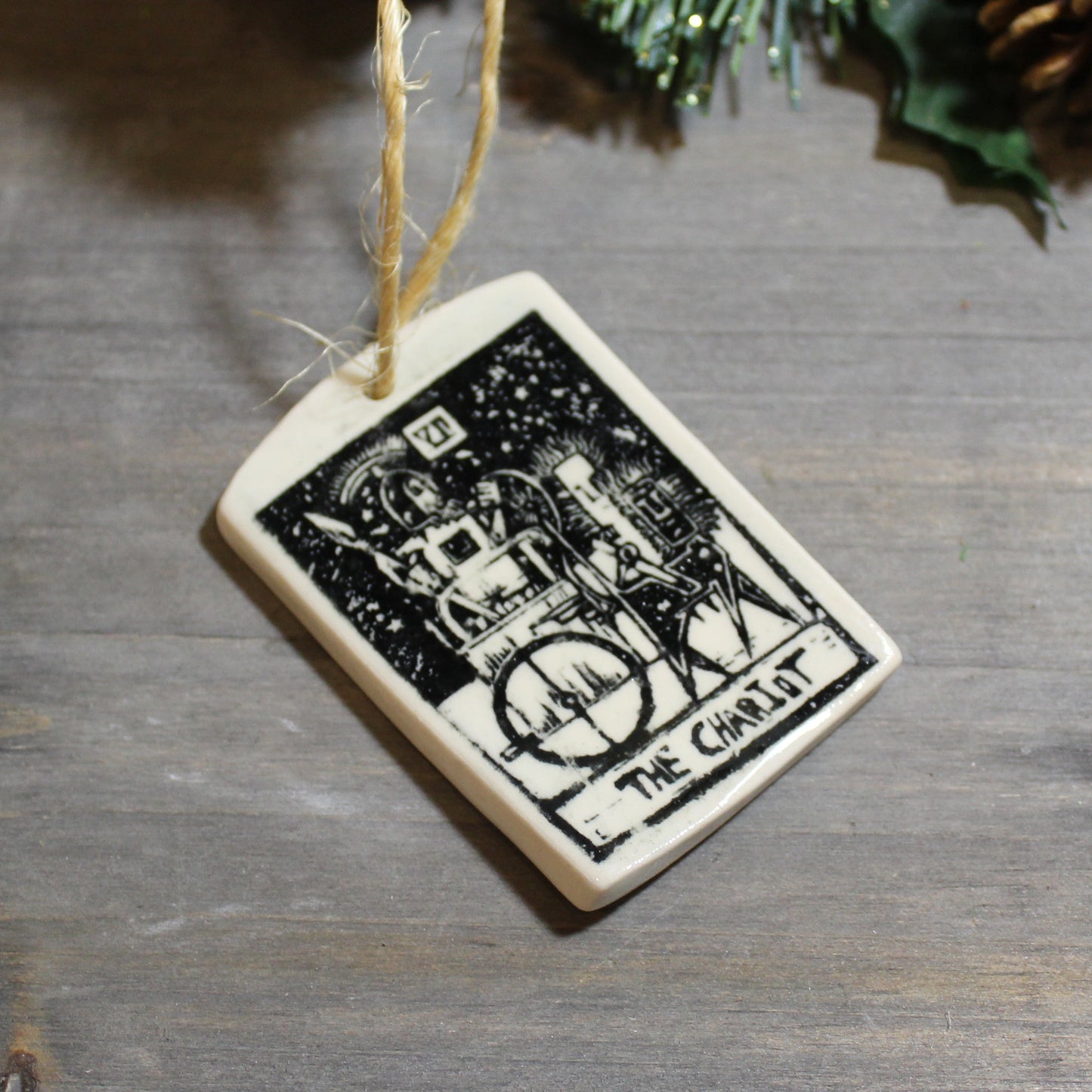 Tarot Card Ornament - The Chariot
