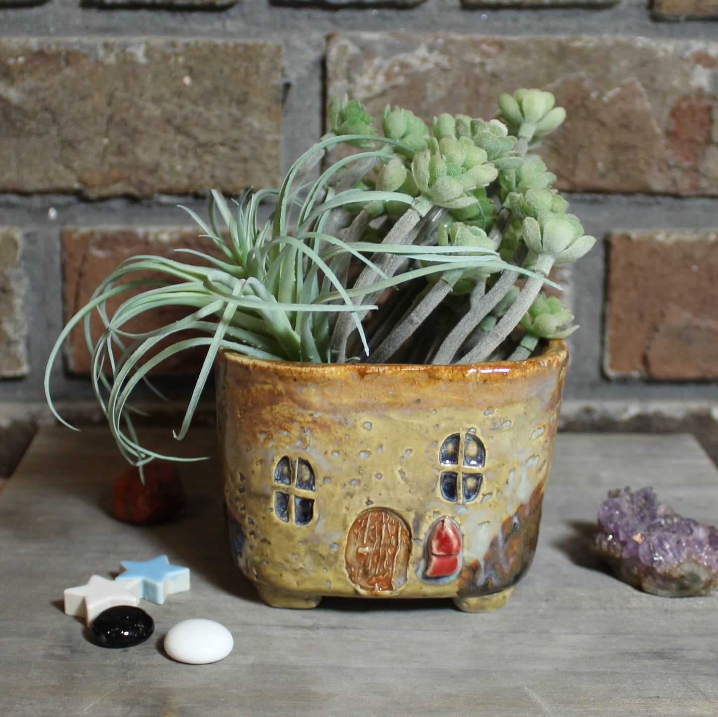 Ceramic Planter- small house #5673