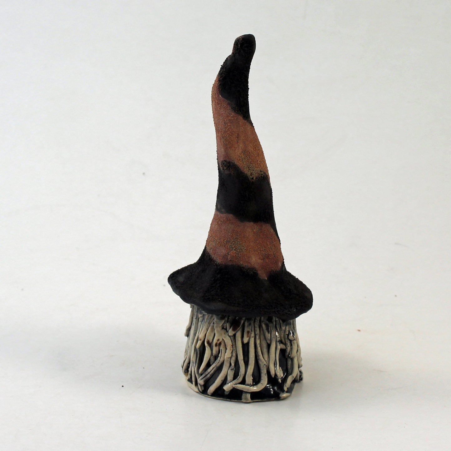 Baba Yaga Gnome, black and brown hat